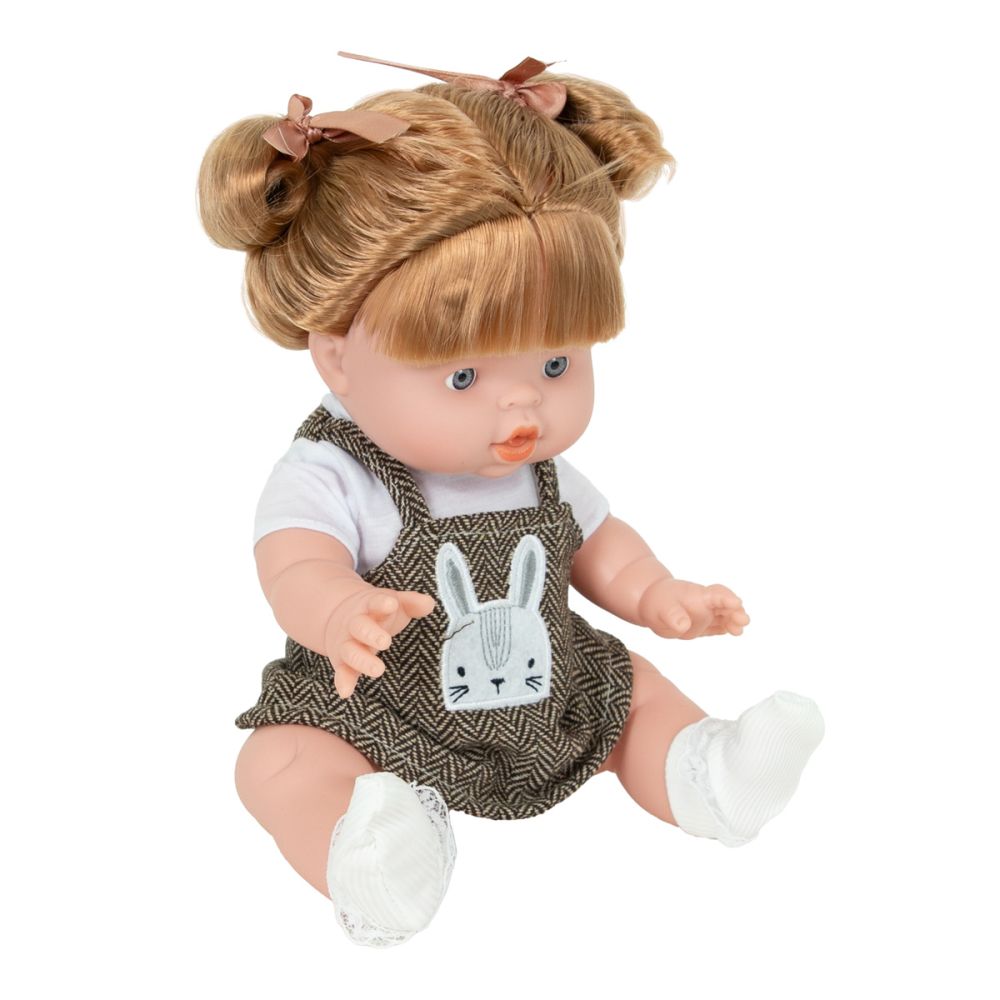 Кукла бебе с рокля, Boubou, 35 см