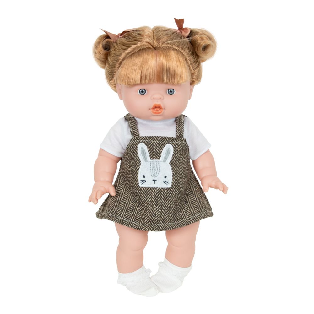 Кукла бебе с рокля, Boubou, 35 см