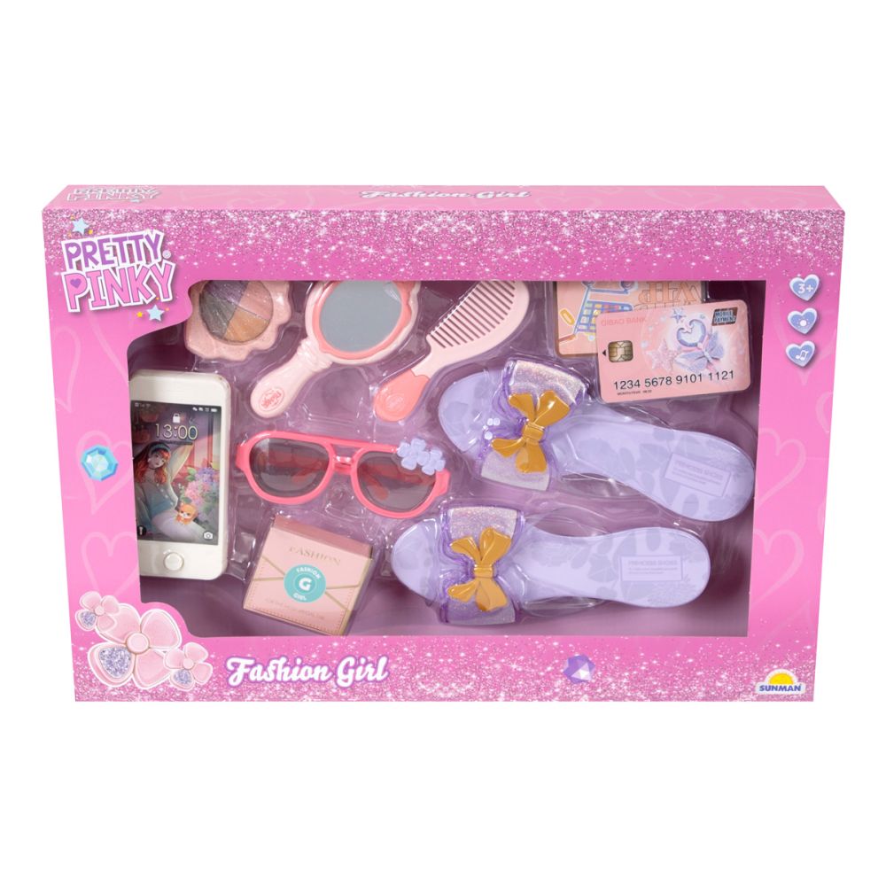 Моден комплект с обувки и аксесоари, Pretty Pinky, Princess Dream