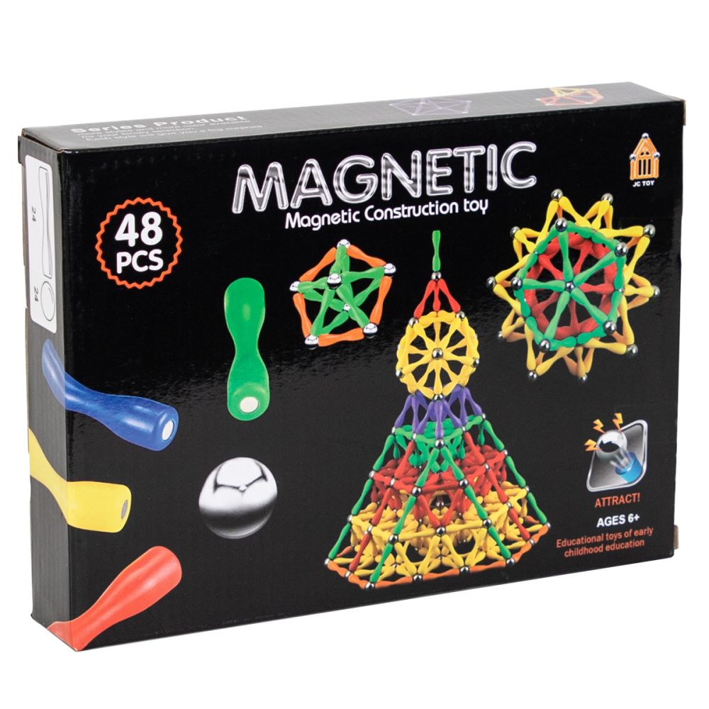 Строителна игра, Magnetic, 48 Части