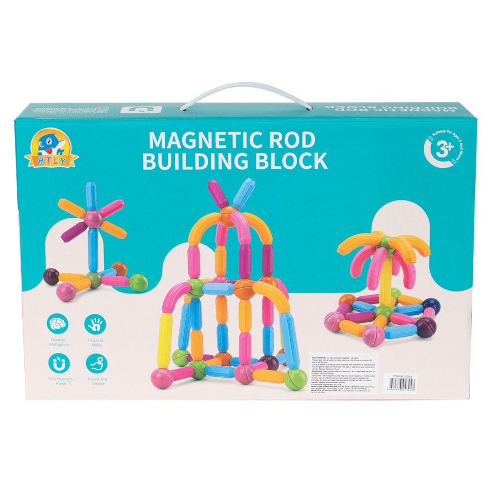 Строителна игра, Magnetic, 122 Части