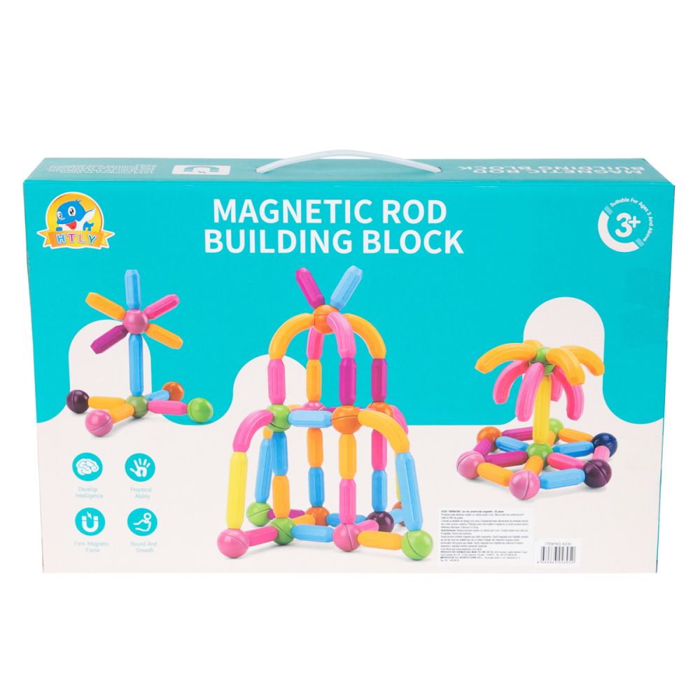 Строителна игра, Magnetic, 62 Части