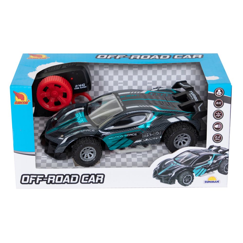 Спортна количка с дистанционно, Suncon, 1:18, Синя