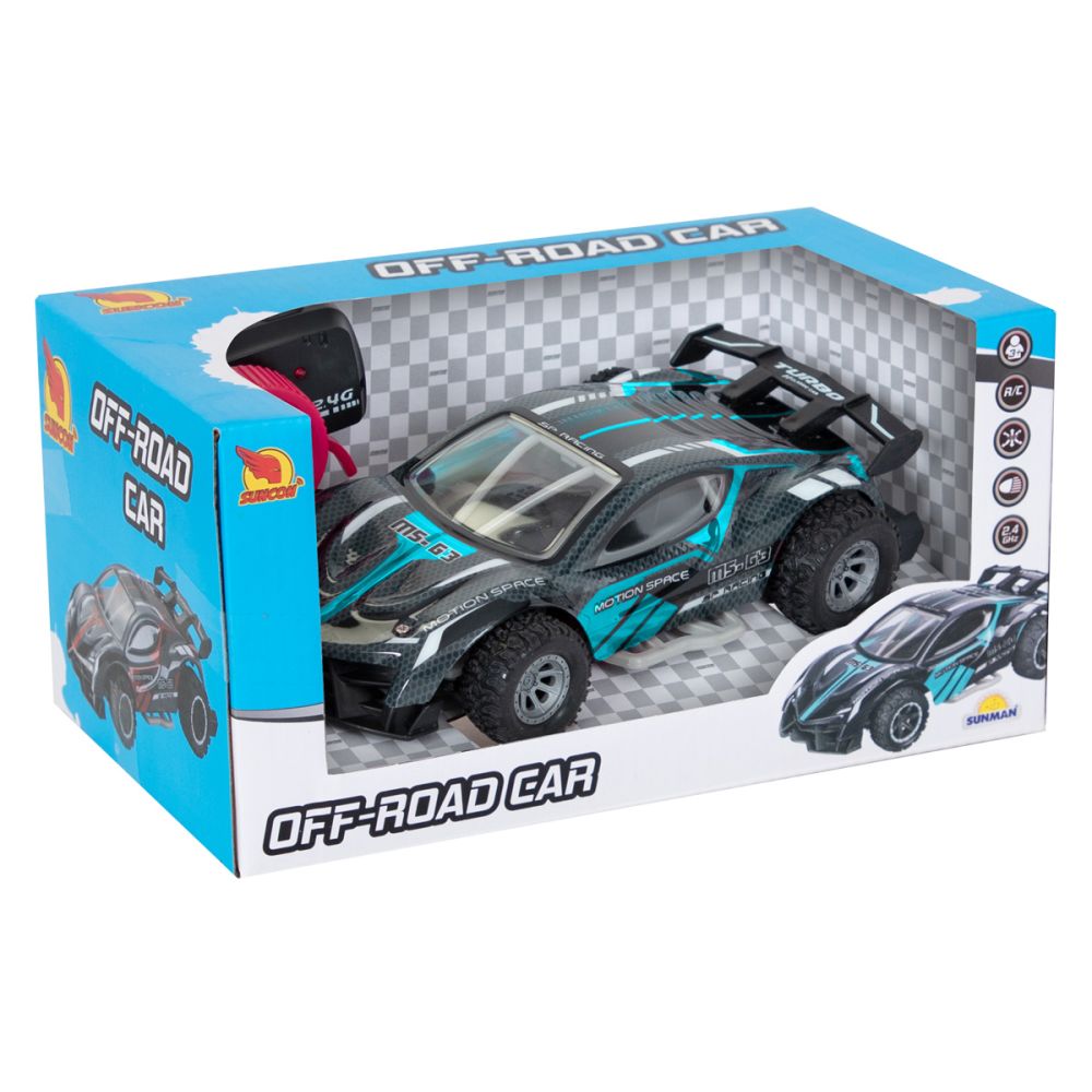 Спортна количка с дистанционно, Suncon, 1:18, Синя