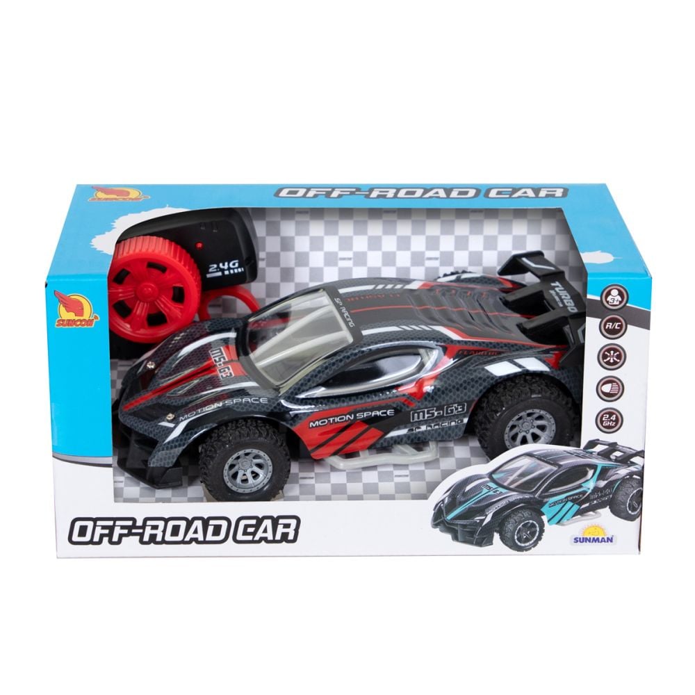 Спортна количка с дистанционно, Suncon, 1:18, Червена
