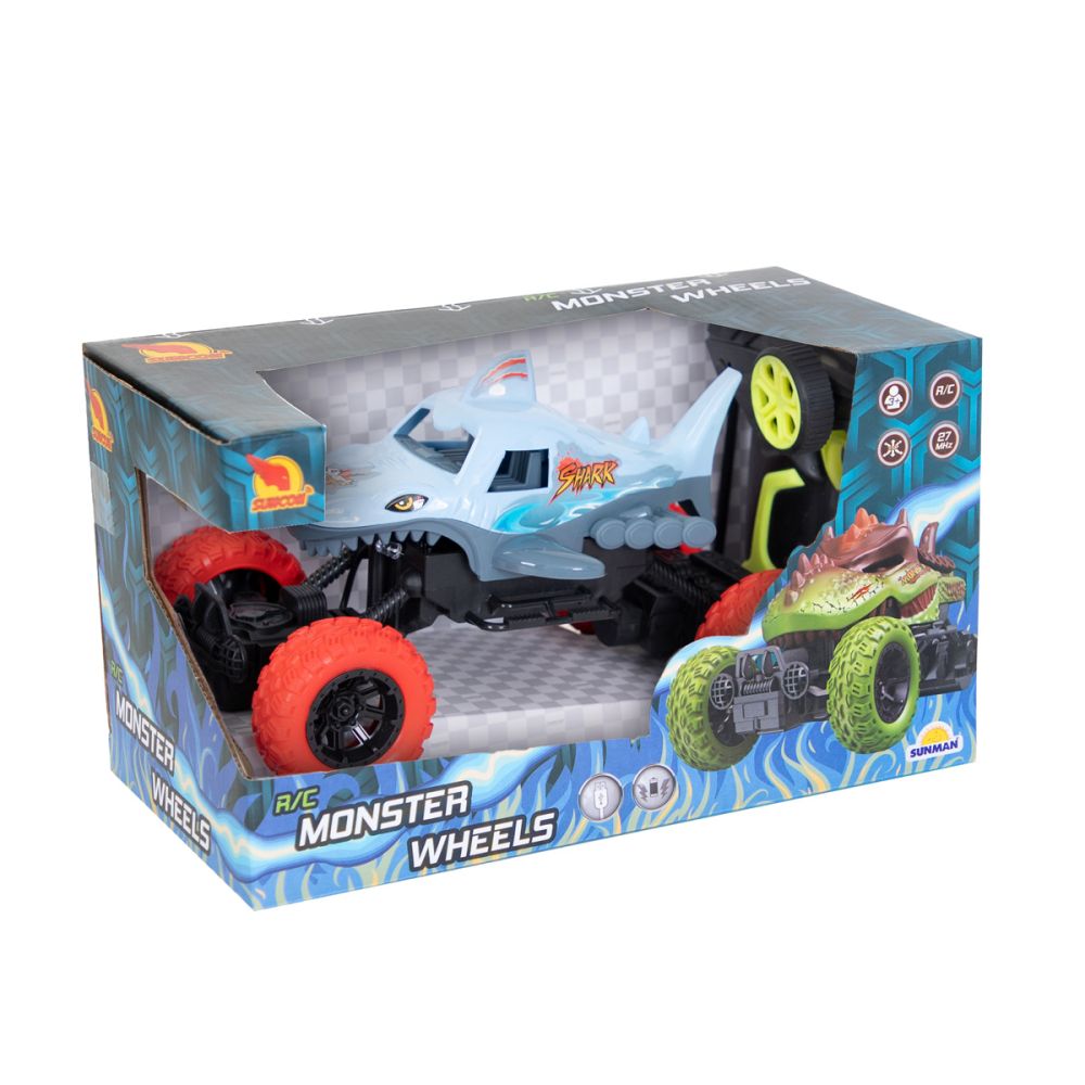 Кола 4x4 с дистанционно, Suncon, Shark Ultra Rock Crawler, Синя, 1:18