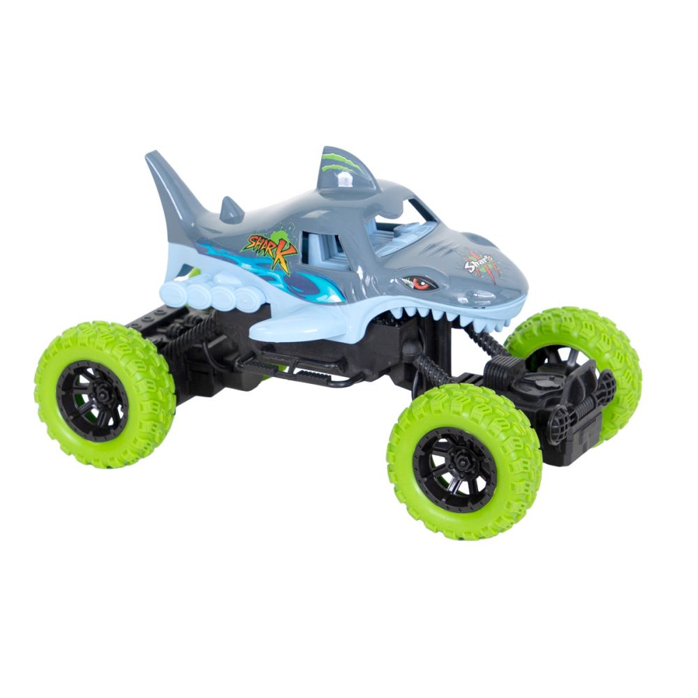 Кола 4x4 с дистанционно, Suncon, Shark Ultra Rock Crawler, Сива, 1:18