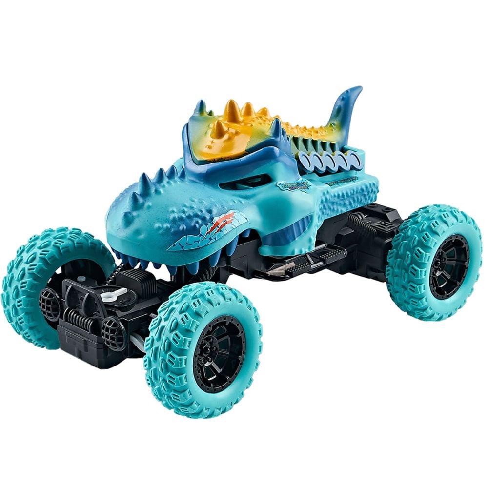 Кола 4x4 с дистанционно, Suncon, Monster Ultra Rock Crawler, синя, 1:18