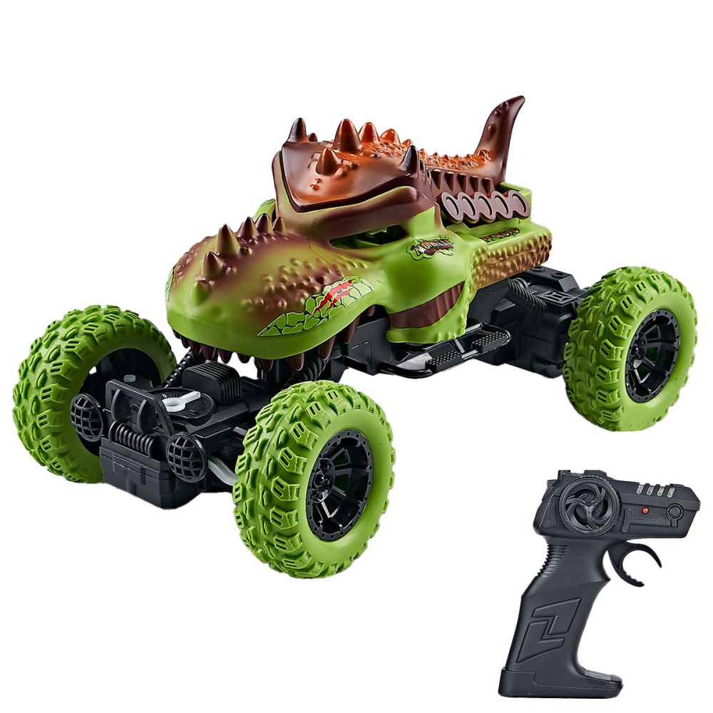Кола 4x4 с дистанционно, Suncon, Monster Ultra Rock Crawler, зелена, 1:18