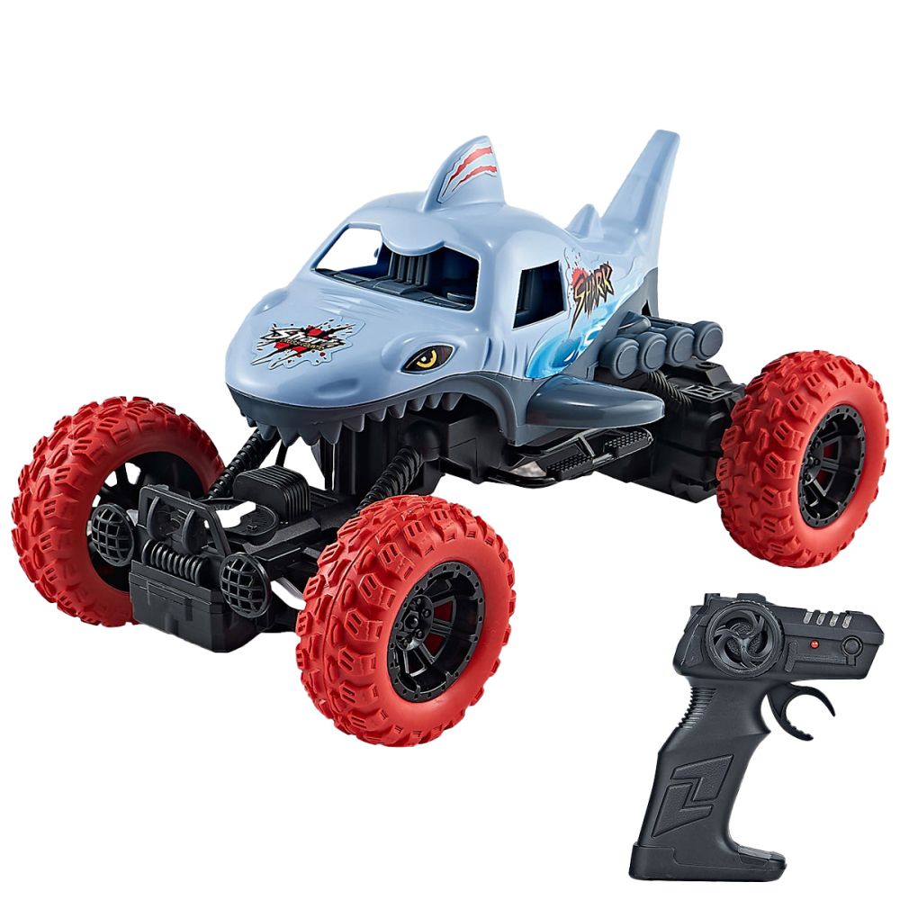 Кола 4x4 с дистанционно, Suncon, Shark Ultra Rock Crawler, Синя, 1:18