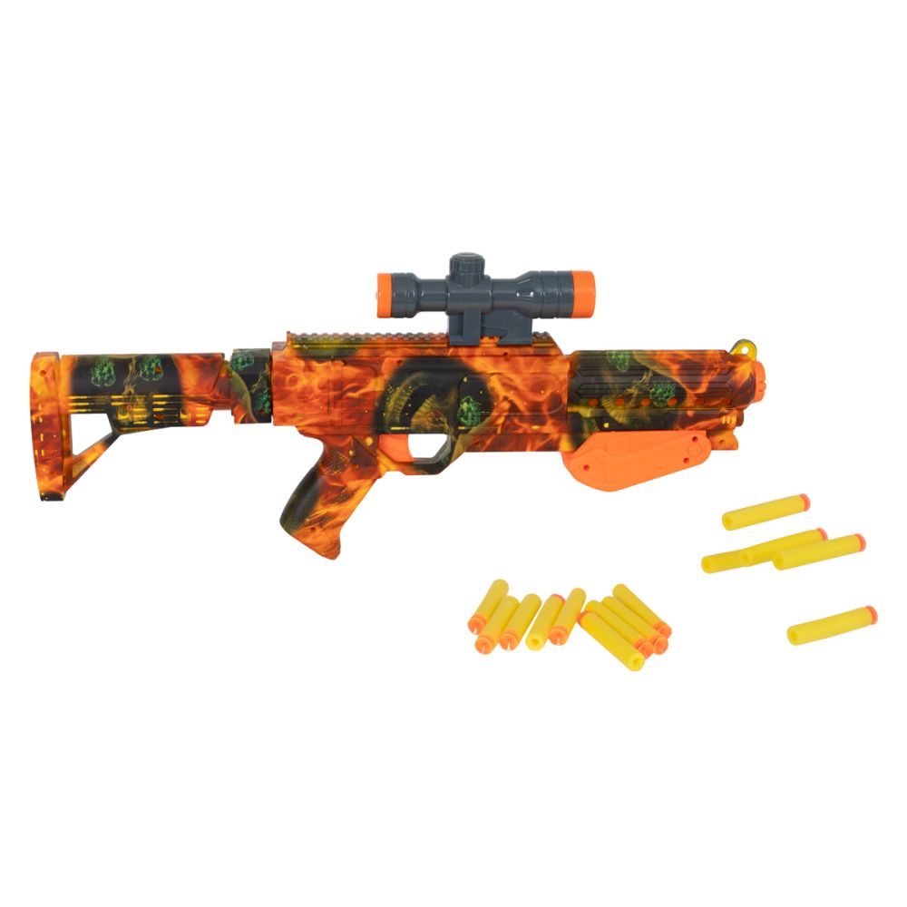 Играчка оръжие с 14 дунапренени стрелички, Zapp Toys, Soft Bomb