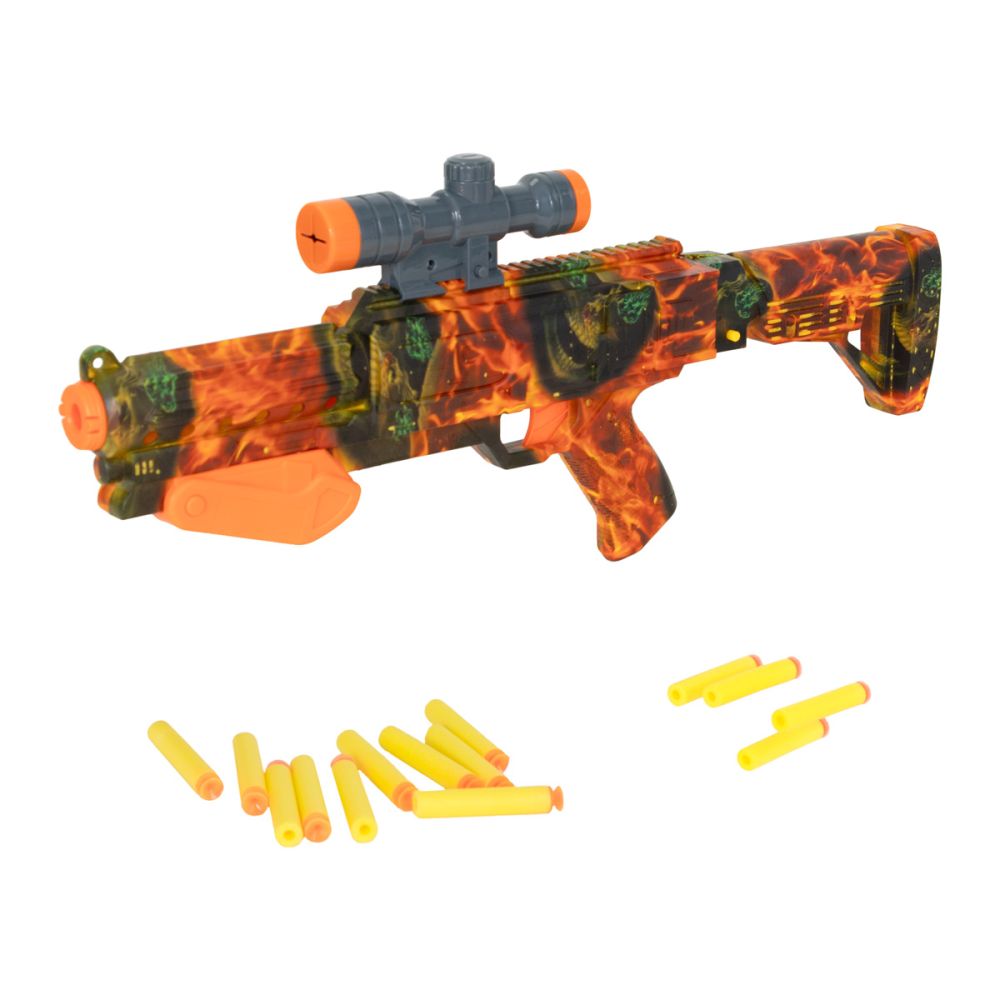 Играчка оръжие с 14 дунапренени стрелички, Zapp Toys, Soft Bomb