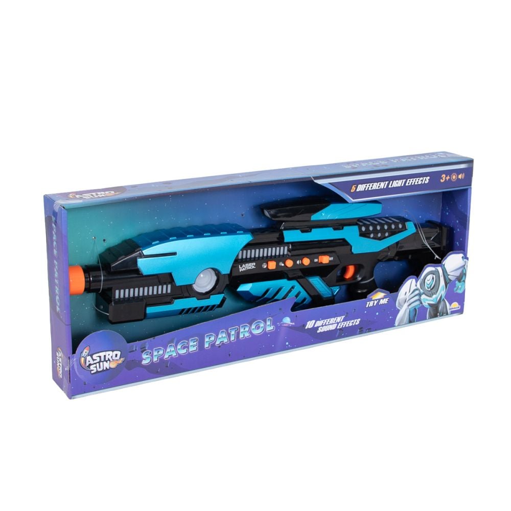 Играчка оръжие със светлини и звуци, Space Laser Patrol X