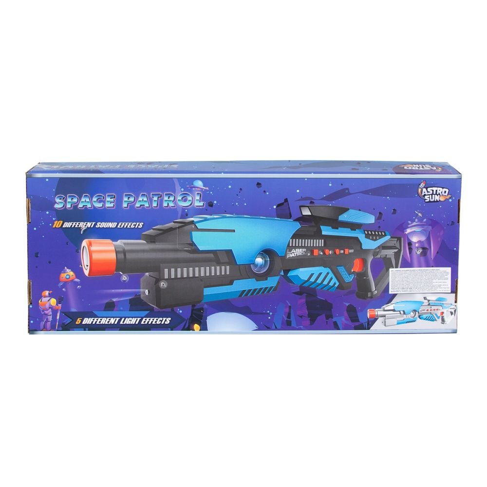 Играчка оръжие със светлини и звуци, Space Laser Patrol X