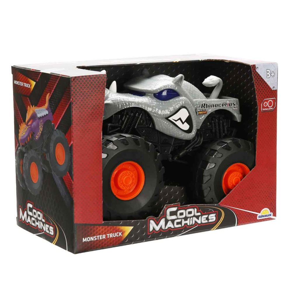Количка Monster Truck, Cool Machines, Носорог, Сива
