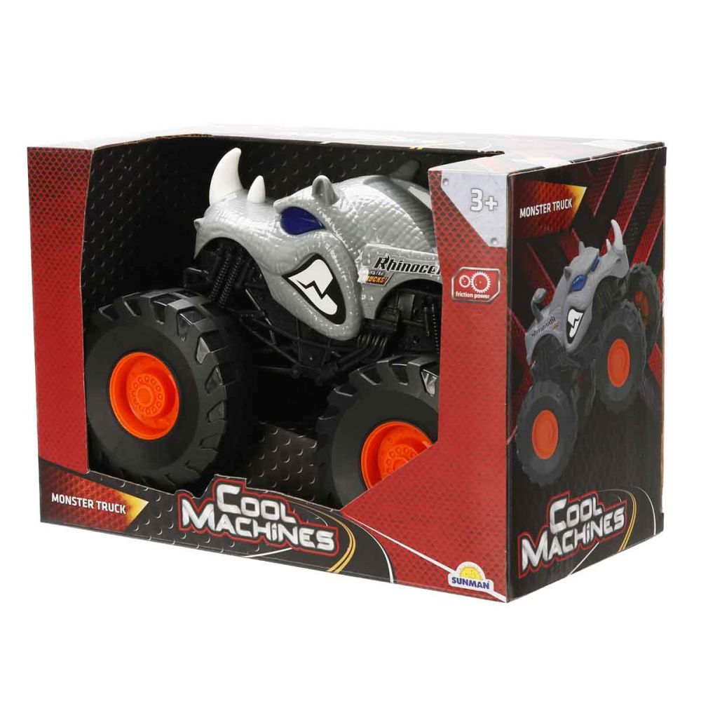 Количка Monster Truck, Cool Machines, Носорог, Сива