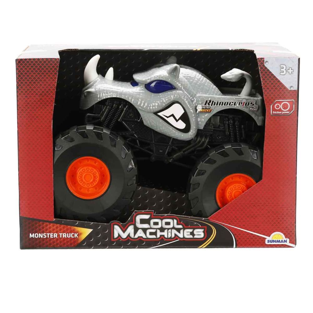 Количка Monster Truck, Cool Machines, Носорог, Сива