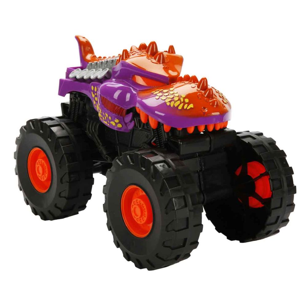Количка Monster Truck, Cool Machines, Динозавър, Лилава