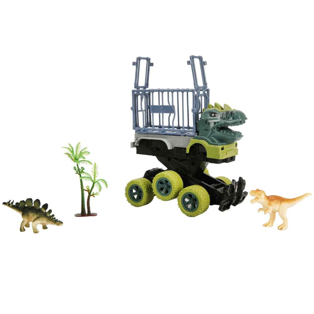 Превозно средство динозавър, Crazoo, Dino Carrier, 17 см 