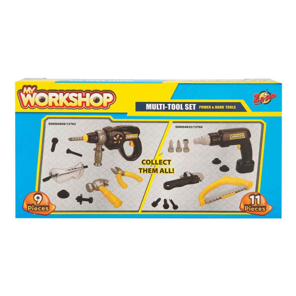 Комплект инструменти с бормашина, Zapp Toys, 9 части