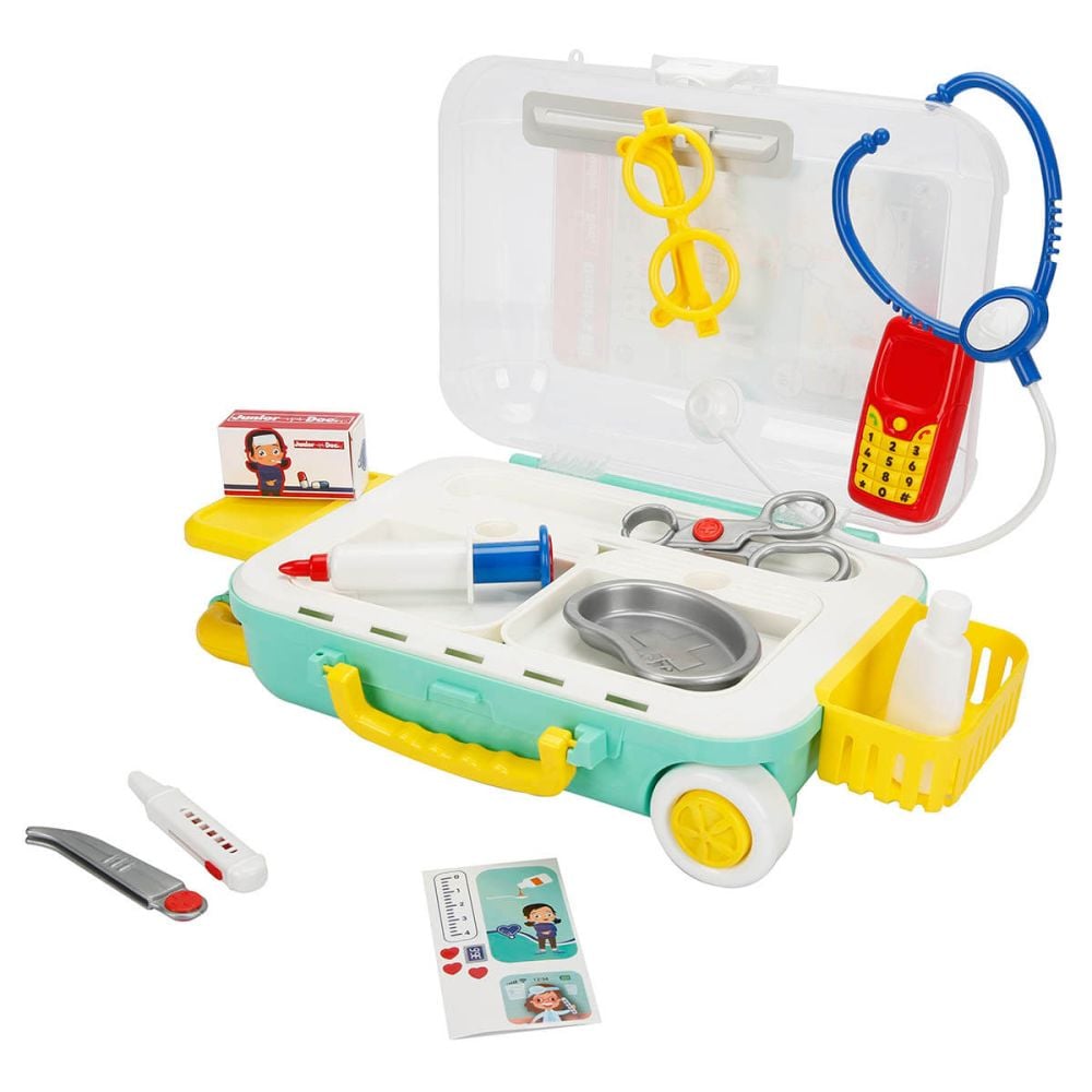 Докторски комплект в куфар, Junior Doc, 18 части