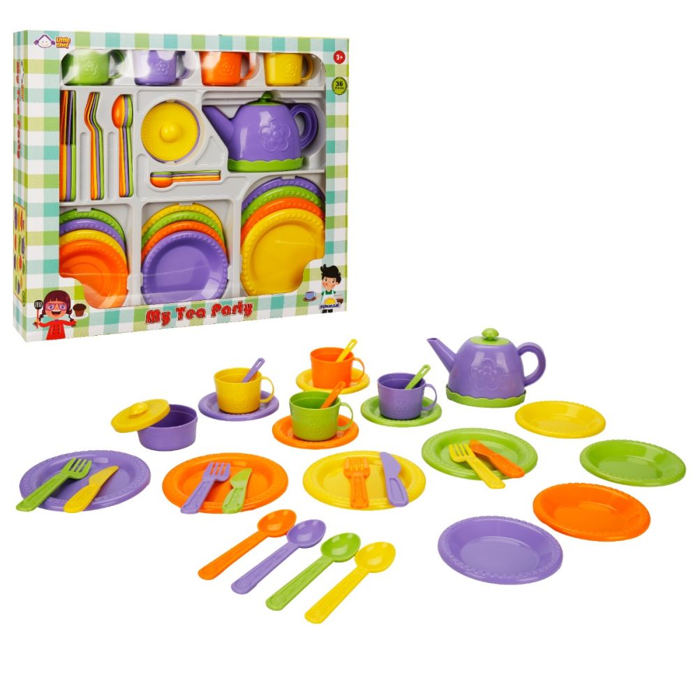 Комплект за чай, Little Chef, 36 части