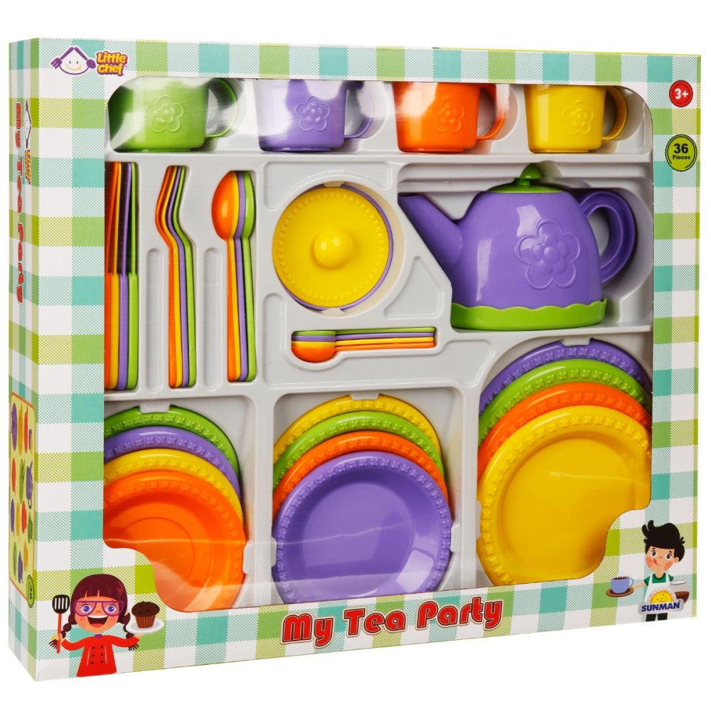 Комплект за чай, Little Chef, 36 части