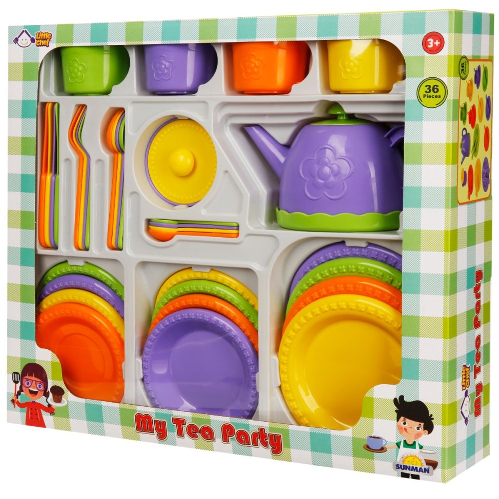 Комплект за чай, Little Chef, 36 части