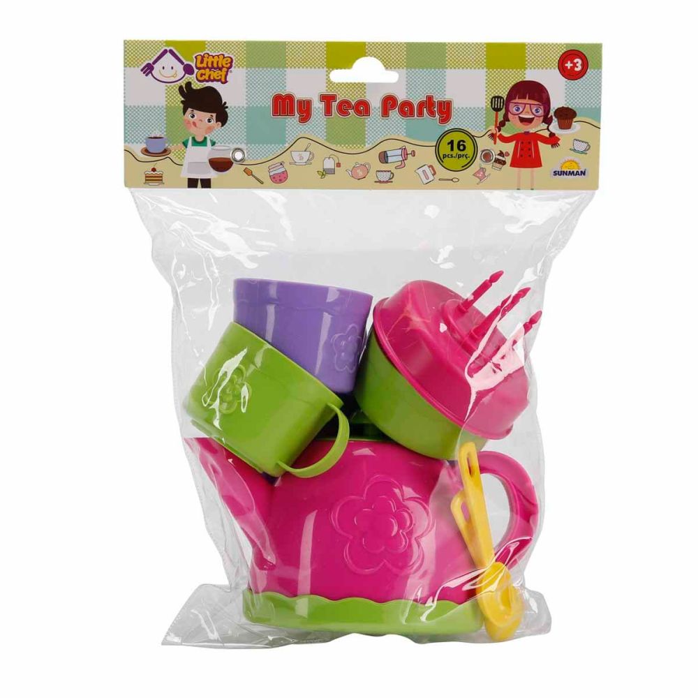 Чаен комплект, Little Chef, 16 части