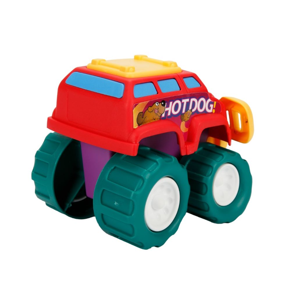 Бебешка играчка, Minibo, Kола с големи колела, Mini Monster