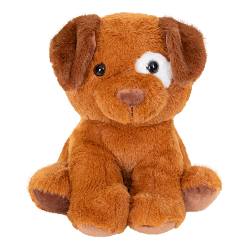 Плюшена играчка, Puffy Friends, Кученце, Кафяво, 32 см