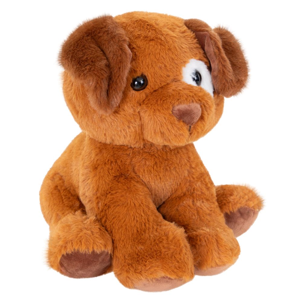 Плюшена играчка, Puffy Friends, Кученце, Кафяво, 32 см