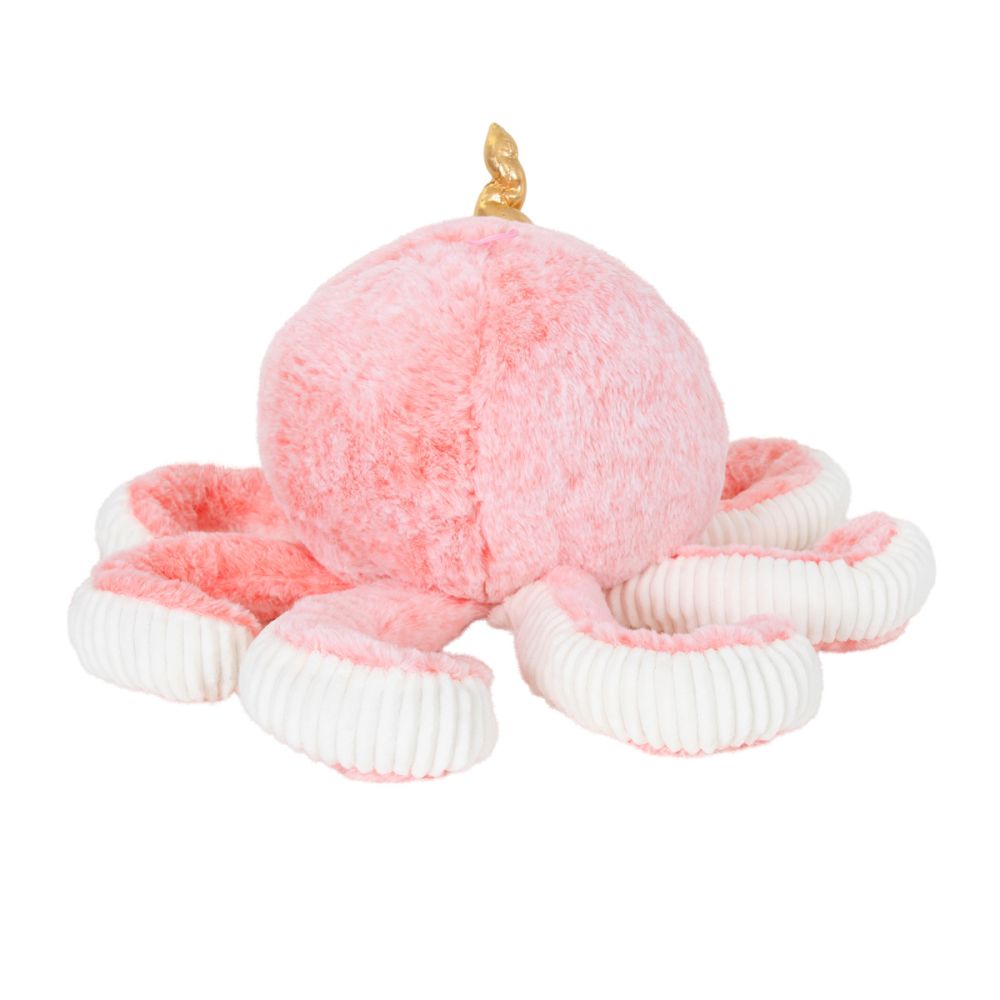 Плюшена играчка, Puffy Friends, Октопод, Розов, 45 см