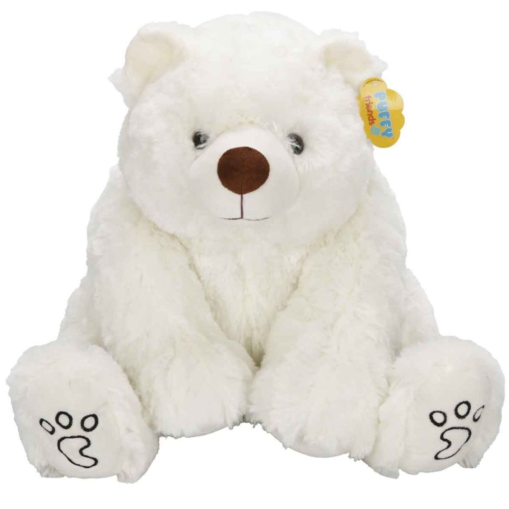 Плюшена играчка, Puffy Friends, Полярна Мечка, 48 см