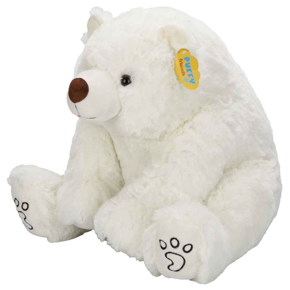 Плюшена играчка, Puffy Friends, Полярна Мечка, 48 см