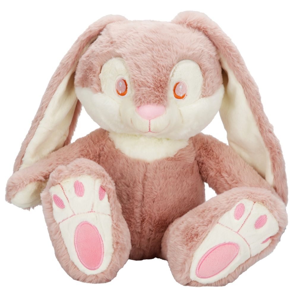 Плюшена играчка, Puffy Friends, Зайче, Тъмнорозово, 35 см