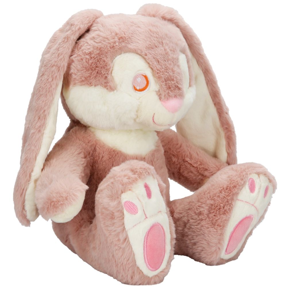 Плюшена играчка, Puffy Friends, Зайче, Тъмнорозово, 35 см