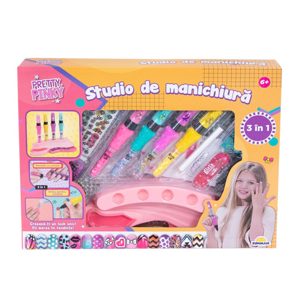 Студио за маникюр 3 в 1, Pretty Pinky