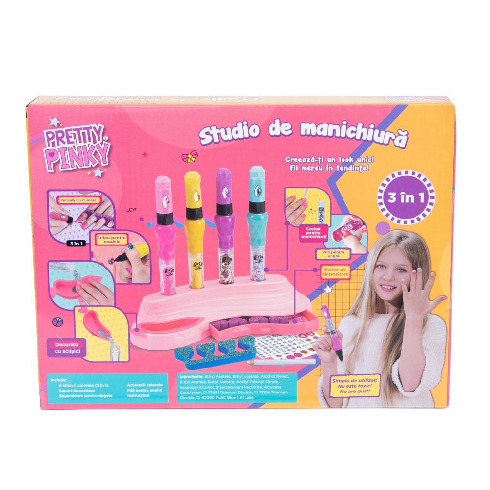 Студио за маникюр 3 в 1, Pretty Pinky