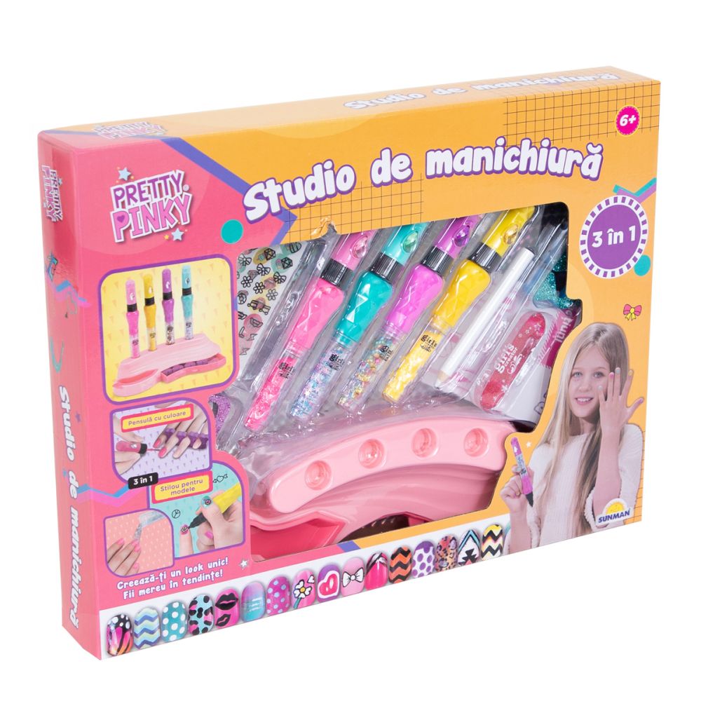 Студио за маникюр 3 в 1, Pretty Pinky