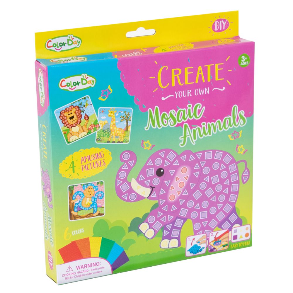 Творчески комплект, Color Day, Mosaic Animals
