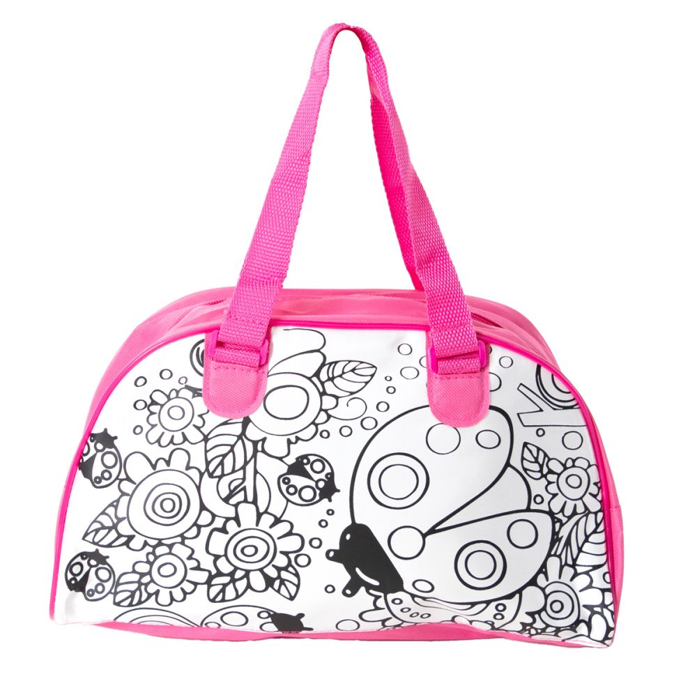Оцветете своя собствена модна чантичка, Pretty Pinky, Tote Bag