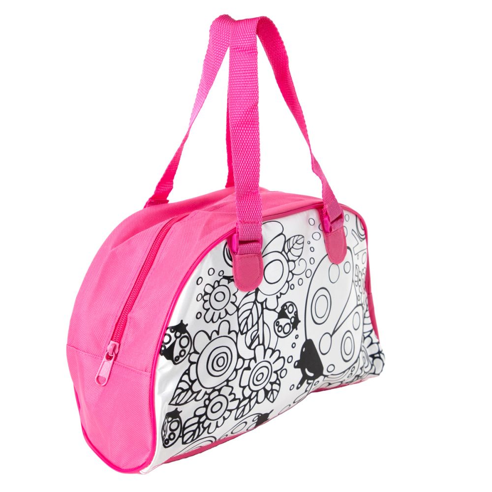 Оцветете своя собствена модна чантичка, Pretty Pinky, Tote Bag