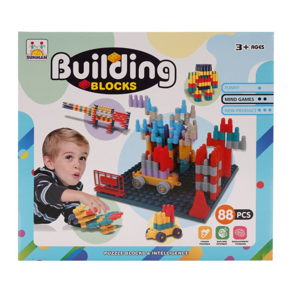 Конструктор, Building Blocks, 88 части