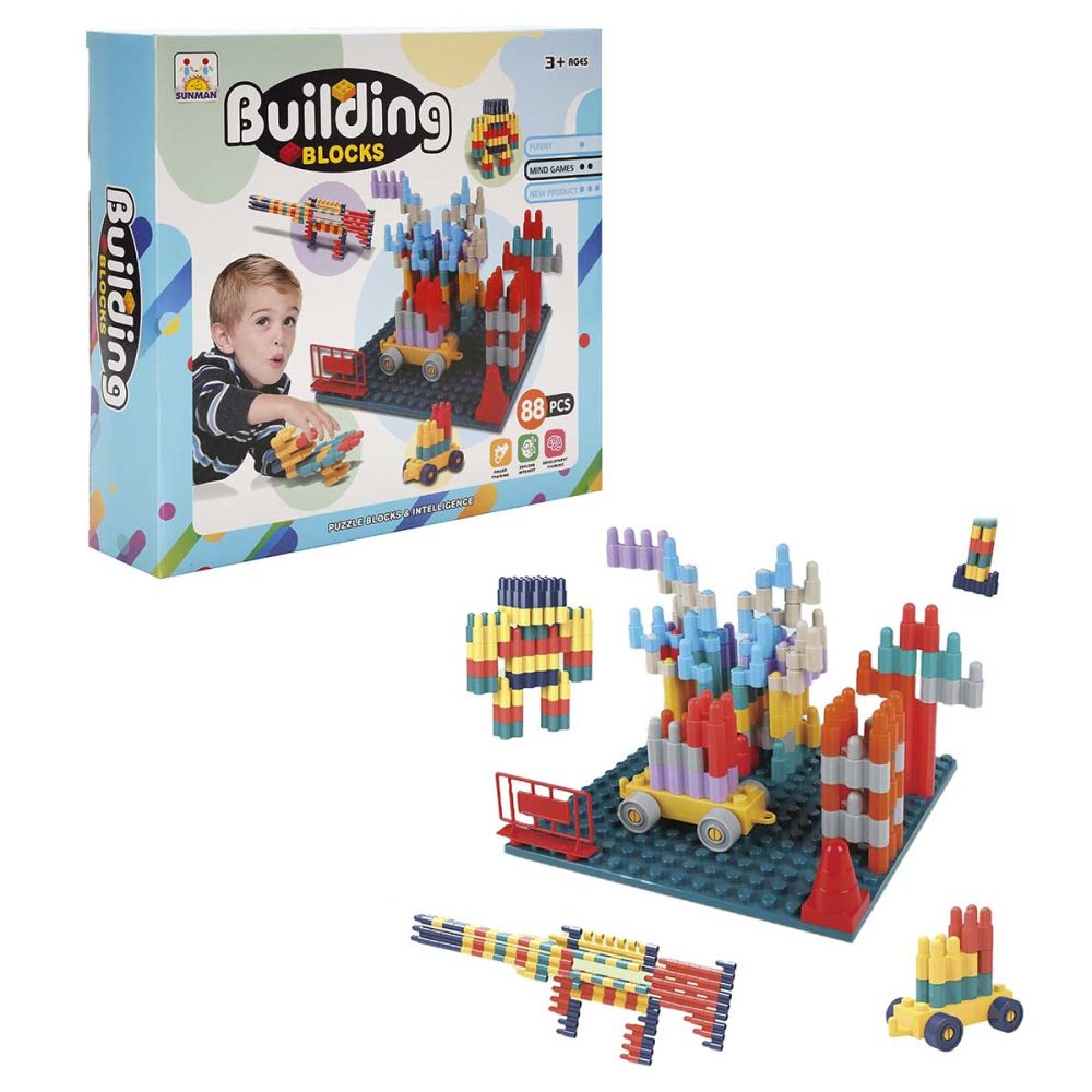 Конструктор, Building Blocks, 88 части
