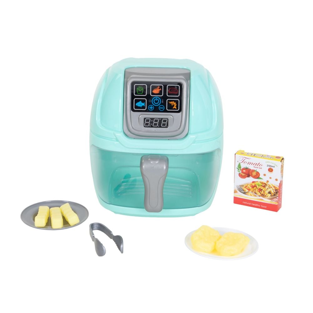 Фритюрник със светлини и звуци, Little Chef, Air Fryer, 9 аксесоара