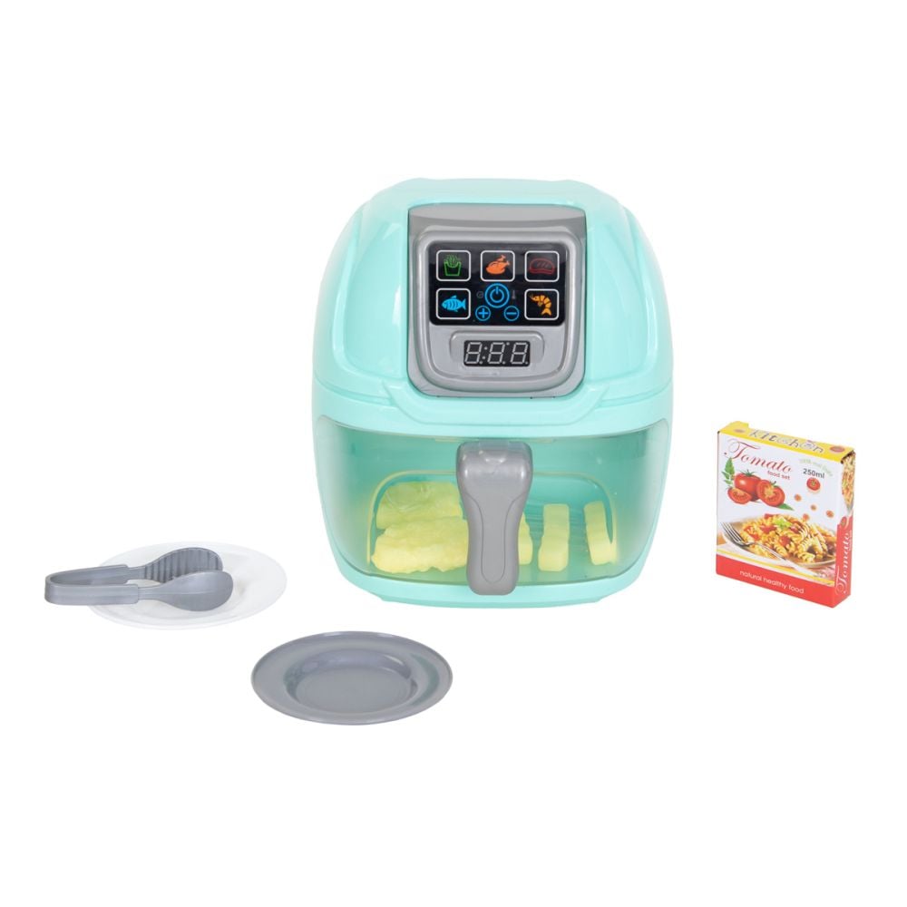 Фритюрник със светлини и звуци, Little Chef, Air Fryer, 9 аксесоара