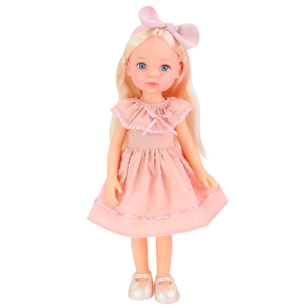 Кукла с дрехи за преобличане, Little Milly, Розова, 33 см