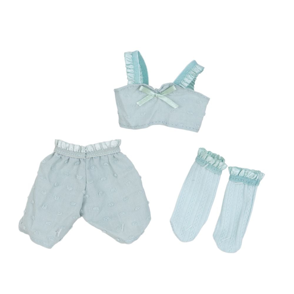 Кукла Little Milly с дрехи за преобличане, тюркоаз, 33 см