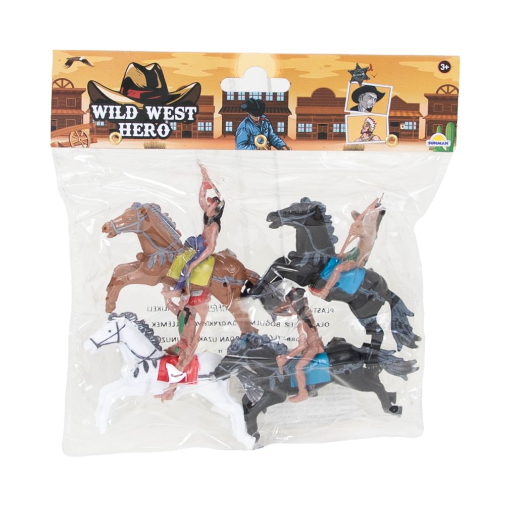 Комплект каубойски фигурки и кон, Wild West Hero